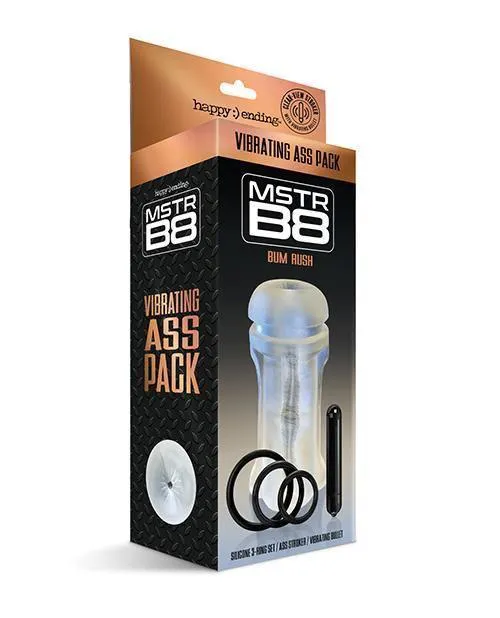 Mstr B8 Vibrating Ass Pack Kit Of 5 Clear Global Novelties LLC Anal