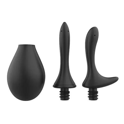 Nexus Anal Nexus Anal Douche Set Black Nexus Anal Nexus Anal Douche Set Black
