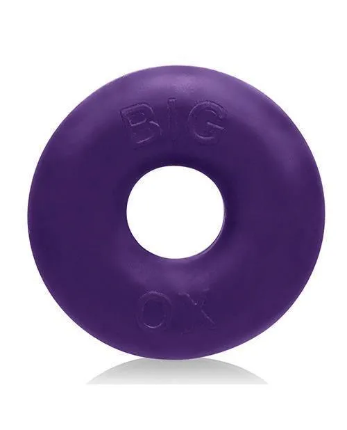 Oxballs Big Ox Cockring Eggplant Ice Blue Ox Designs LLCDba Oxballs Dildos