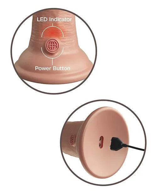 Pipedream Products King Cock Elite 8 Dual Density Vibrating Silicone Cock Female Sex Toys Pipedream Products King Cock Elite 8 Dual Density Vibrating Silicone Cock Female Sex Toys
