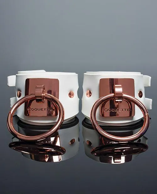 Pleasure Collection Adjustable Handcuffs Whiterose Gold Coquette International Vibrators Pleasure Collection Adjustable Handcuffs Whiterose Gold Coquette International Vibrators