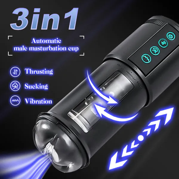 propinkup Adams 5 Sucking 5 Telescoping 10 Vibrating Oral Sex Eder Masturbation Cup Male Sex Toys
