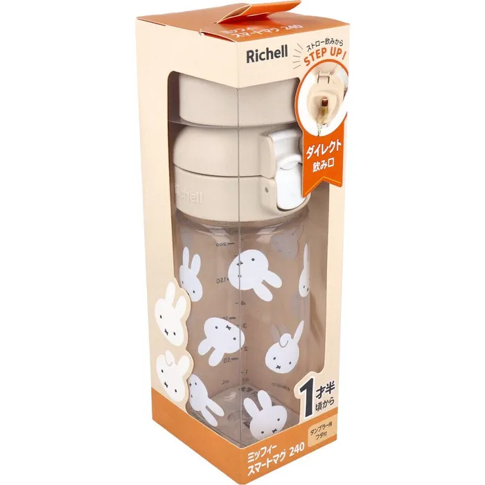 Richell Miffy Smart Mug Water Bottle 240ml Richell Vibrators