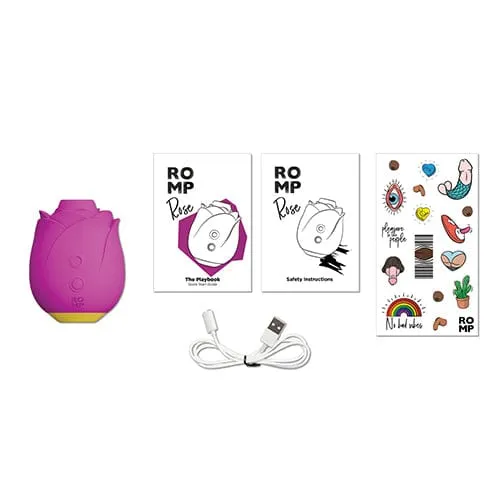 Romp Vibrators Romp Rose Clitoral Air Stimulator Pink