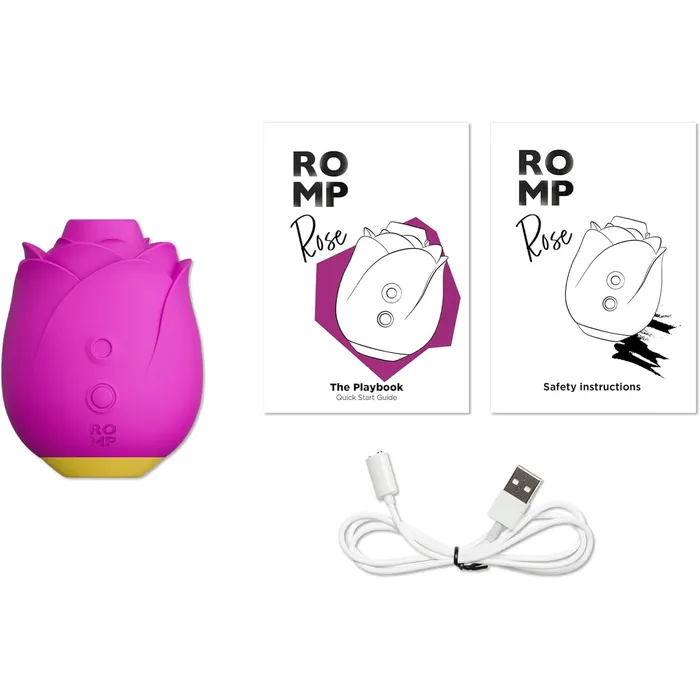 Romp Vibrators Romp Rose Clitoral Air Stimulator Pink