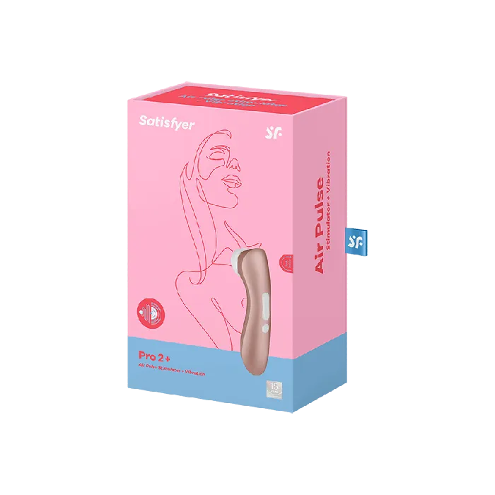 Satisfyer Vibrators Satisfyer Pro 2 Air Pulse Vibration Rechargeable Clitoral Air Stimulator Rose Gold