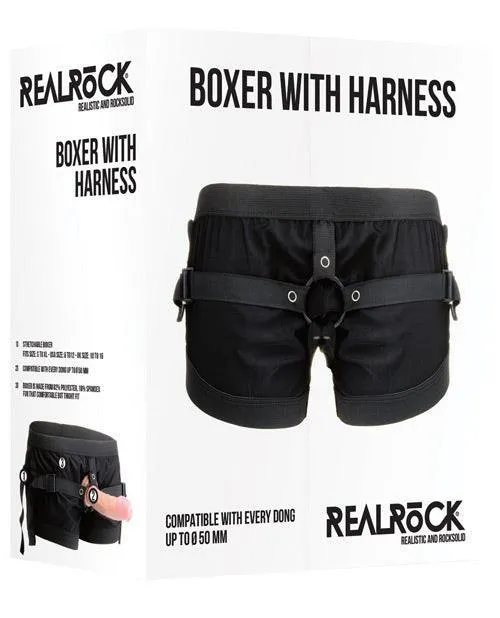 Shots RealRock Boxer wHarness Shots America LLC Dildos