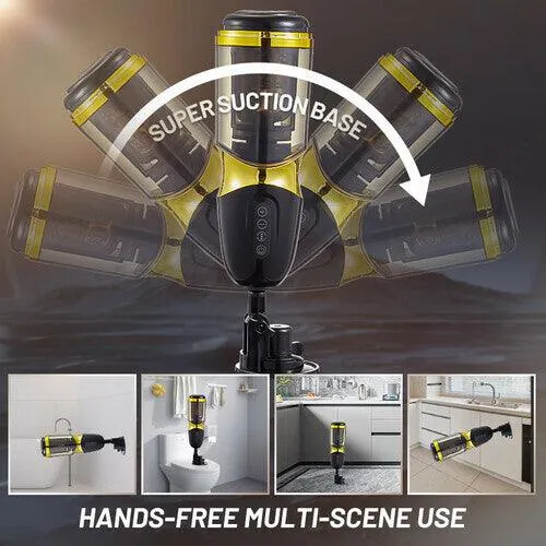 UNIMAT Beck 6 Thrusting Vibrating Automatic Masturbation Cup propinkup Male Sex Toys