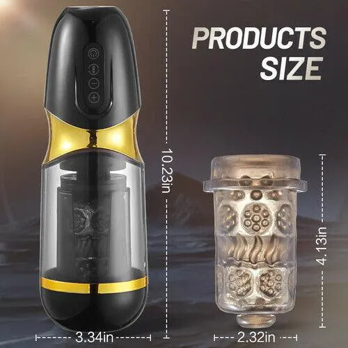 UNIMAT Beck 6 Thrusting Vibrating Automatic Masturbation Cup propinkup Male Sex Toys