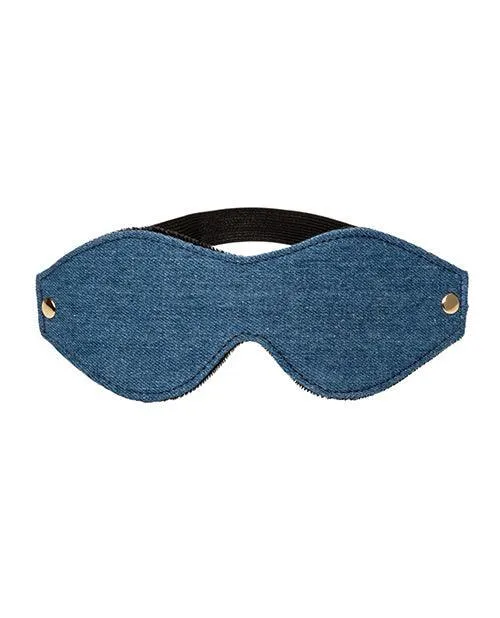 Vibrators California Exotic Novelties Ride em Premium Denim Collection Eye Mask
