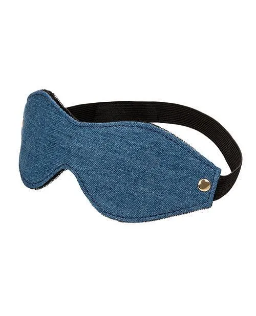 Vibrators California Exotic Novelties Ride em Premium Denim Collection Eye Mask