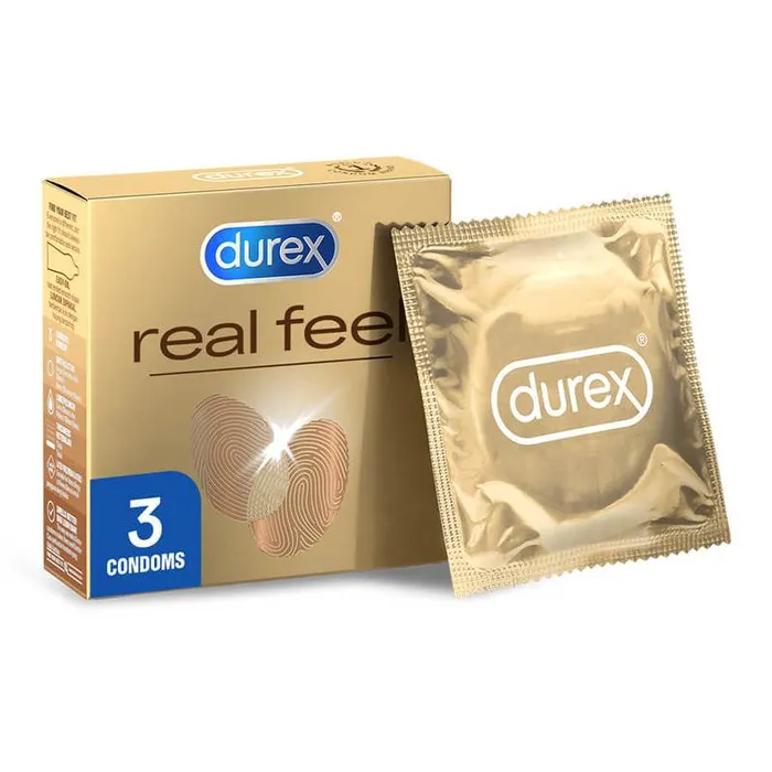 Vibrators Durex Durex Real Feel Condoms