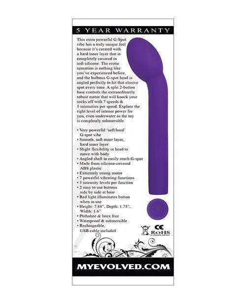 Vibrators Evolved Novelties INC Evolved Sweet Spot Purple