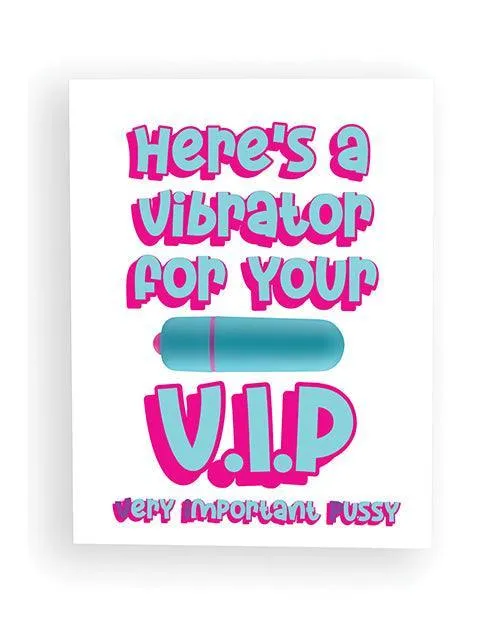 Vibrators Kush Kards LLC Heres A Vibrator for Your VIP Naughty Greeting Card wRock Candy Vibrator Towelettes Vibrators Kush Kards LLC Heres A Vibrator for Your VIP Naughty Greeting Card wRock Candy Vibrator Towelettes