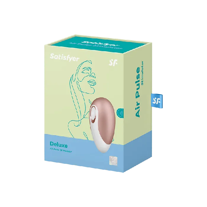 Vibrators Satisfyer Satisfyer Pro Deluxe Air Pulse Rechargeable Clitoral Air Stimulator Rose Gold