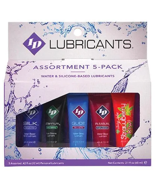 Westridge Laboratories Id Sampler 12 Ml Tube Pack Of 5 Female Sex Toys