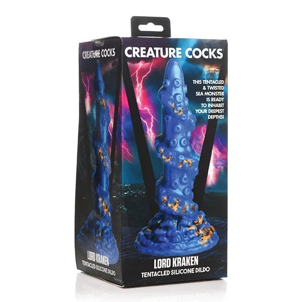 XR Dildos XR Creature Cocks Lord Kraken Tentacled Silicone Dildo 83 Blue