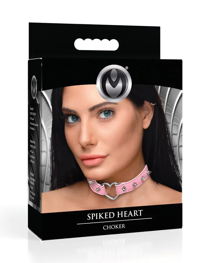 Xr LLC Anal Master Series Spiked Heart Choker