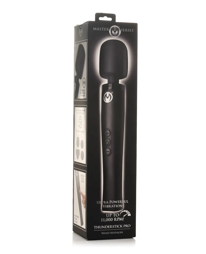 Xr LLC Anal Master Series Thunderstick Pro Wand Massager Black