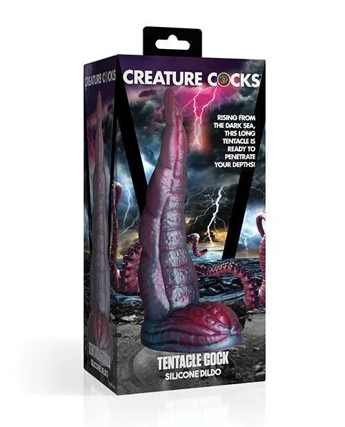Xr LLC Creature Cocks Tentacle Cock Silicone Dildo RedBlue Dildos