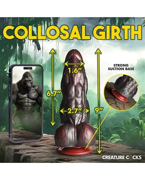 Xr LLC Dildos Creature Cocks King Kong Silicone Dildo RedGray Xr LLC Dildos Creature Cocks King Kong Silicone Dildo RedGray