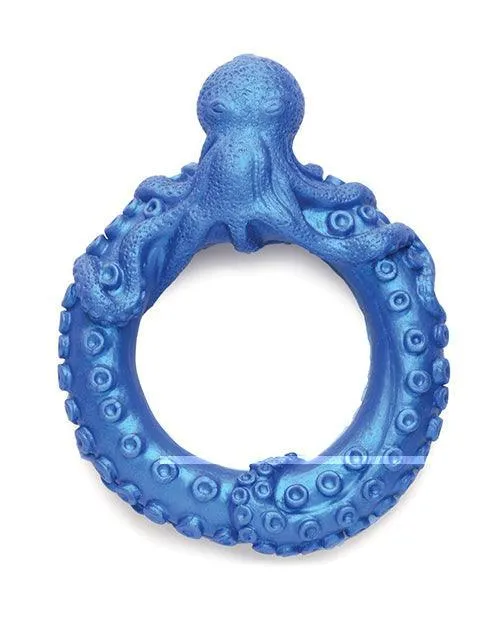 Xr LLC Male Sex Toys Creature Cocks Poseidons Octo Silicone Cock Ring Blue