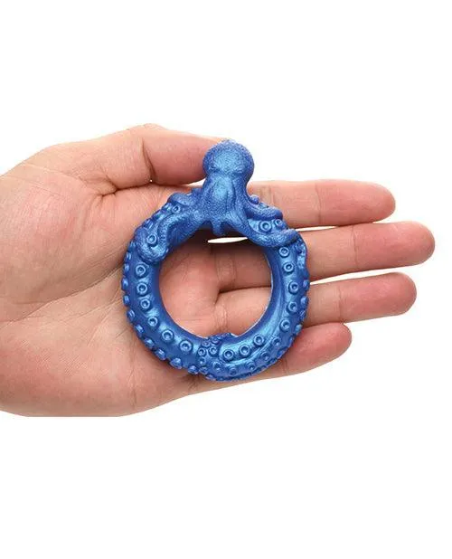 Xr LLC Male Sex Toys Creature Cocks Poseidons Octo Silicone Cock Ring Blue