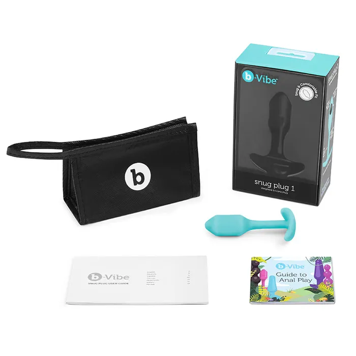 Anal COTR Inc bVibe Snug Plug 1 Weighted Silicone Anal Plug Mint