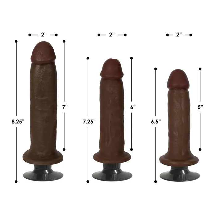Anal Jock Dark Vibrating Dildo 6 Inch Jock