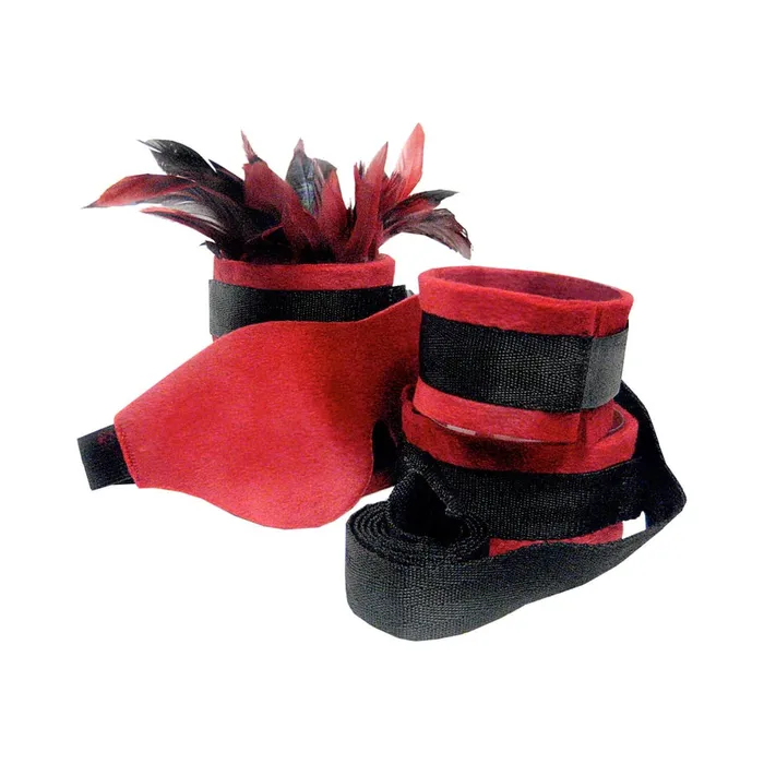 Anal Sportsheets Sexy Slave Kit black And Red