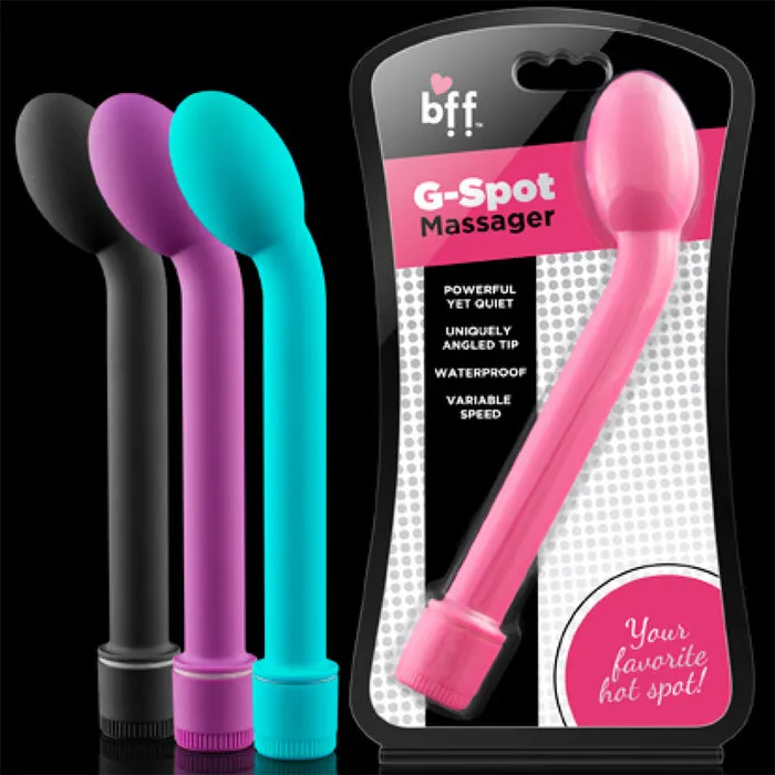 BFF GSpot Massager Curved Pink SI Novelties Vibrators