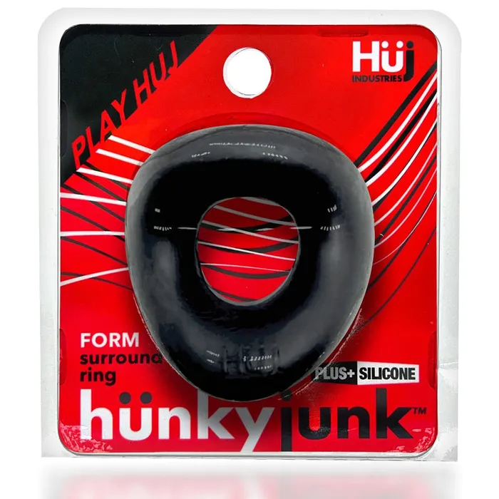 Blue Ox Designs Oxballs Hunkyjunk Form Surround Cockring Tar Ice Vibrators