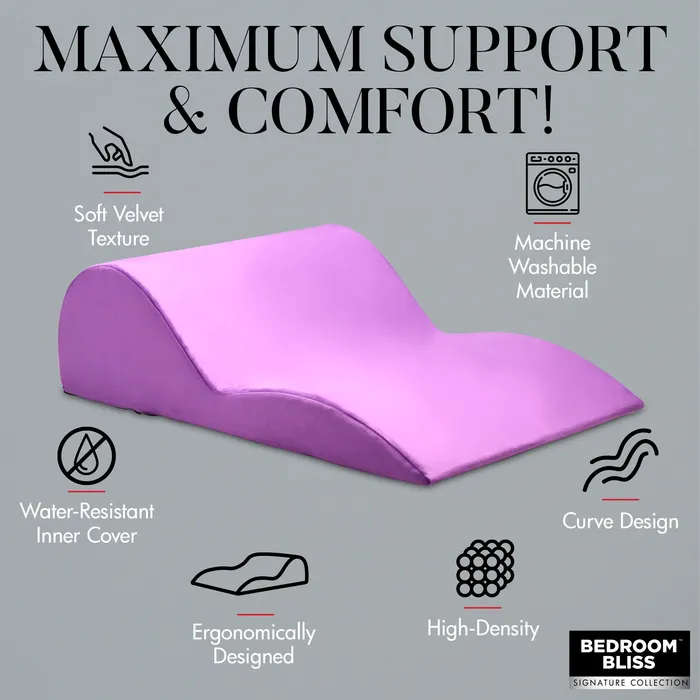 Contoured Love Cushion Bedroom Bliss Vibrators