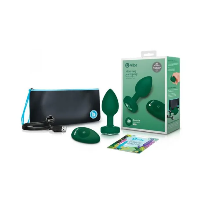 COTR Inc Bvibe Vibrating Jewels Remote Control Rechargeable Emerald ml Female Sex Toys COTR Inc Bvibe Vibrating Jewels Remote Control Rechargeable Emerald ml Female Sex Toys