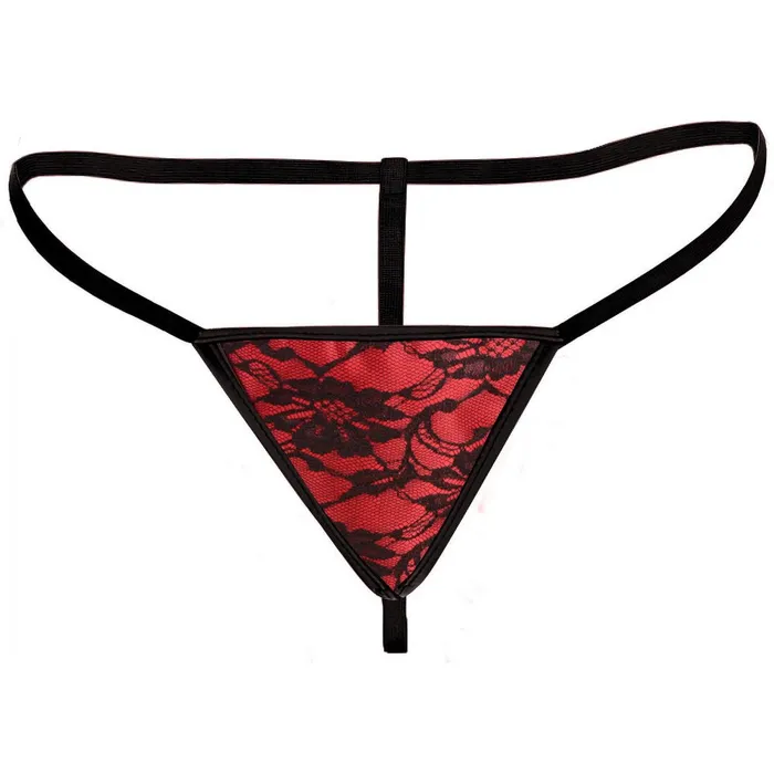 Couples Scarlet Seduction Laceup Corset Thong Large Master Series