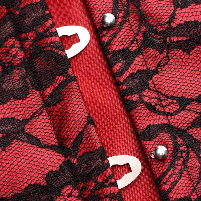 Couples Scarlet Seduction Laceup Corset Thong Large Master Series