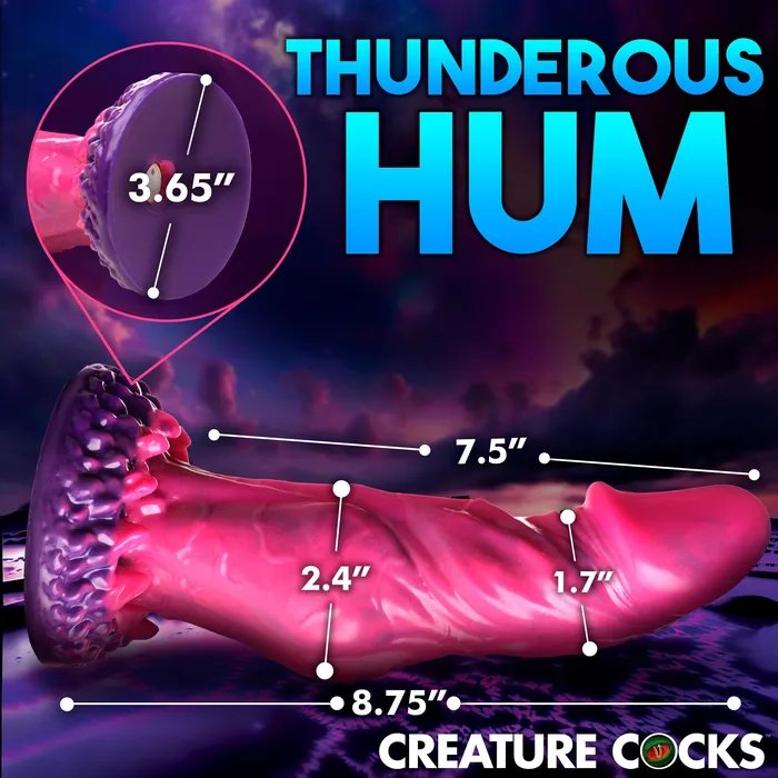 Creature Cocks Female Sex Toys Xenox Vibrating Silicone Dildo with Remote