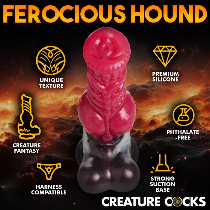 Cujo Canine Silicone Dildo Large Creature Cocks Dildos