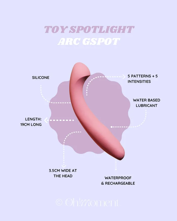 Dame Vibrators Dame Arc GSpot Vibrator