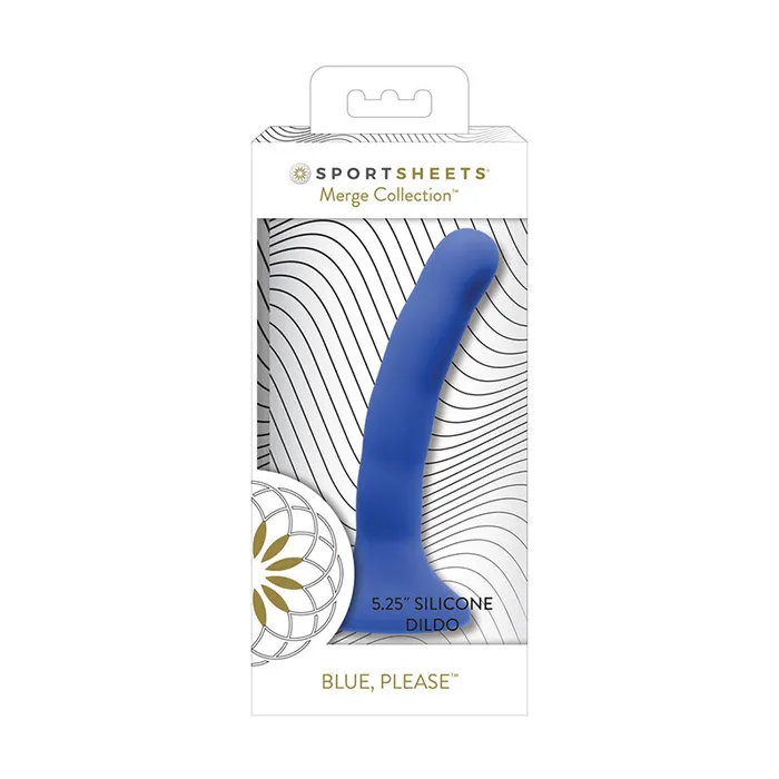Dildos Sportsheets Sportsheets Merge Collection Please 5 in Silicone Dildo Blue Dildos Sportsheets Sportsheets Merge Collection Please 5 in Silicone Dildo Blue