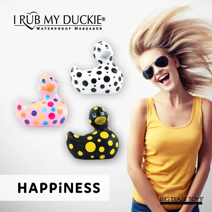 Duckie Classic Pink Massager Bath Toy Its the Bomb Vibrators