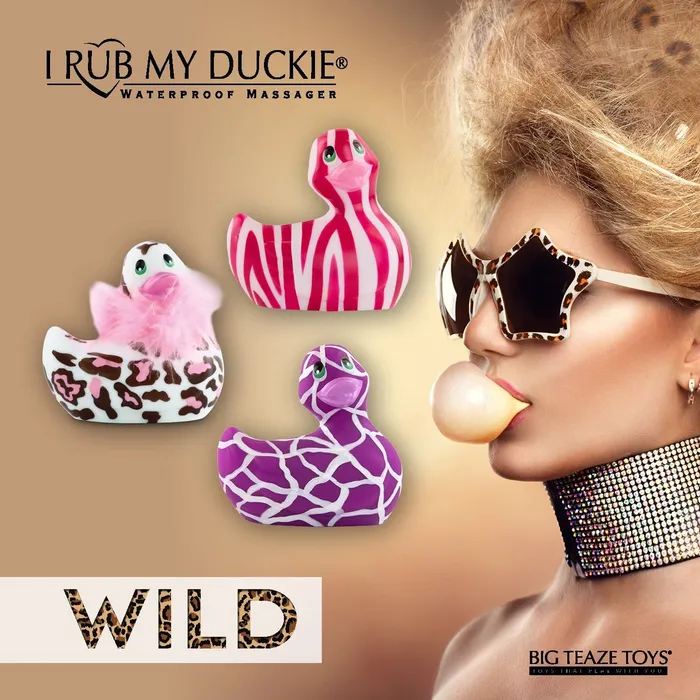 Duckie Classic Pink Massager Bath Toy Its the Bomb Vibrators