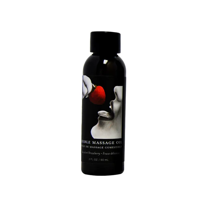 Earthly Body Couples Earthly Body Edible Massage Lotion Strawberry 2 oz