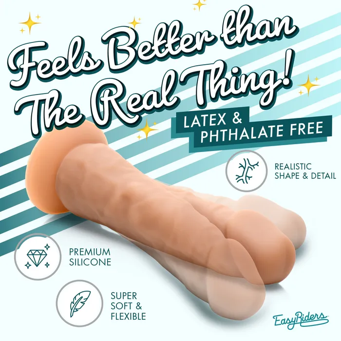 Easy Riders 7 Silicone Dildo Medium Easy Riders Dildos
