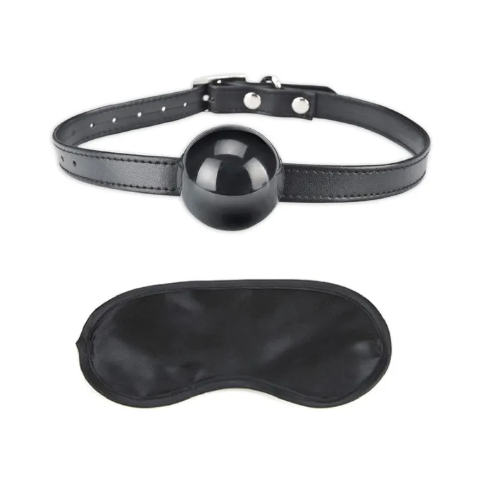 Electric EEL Inc Anal Lux Fetish Silicone Ball Gag Black OS