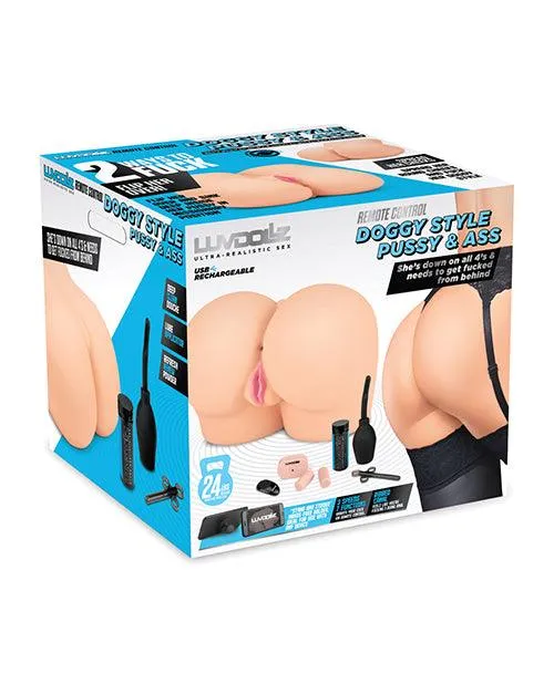 Electric Eel INC Male Sex Toys Luvdolz Remote Control Rechargeable Doggy Style Pussy Ass Wdouche Ivory Electric Eel INC Male Sex Toys Luvdolz Remote Control Rechargeable Doggy Style Pussy Ass Wdouche Ivory