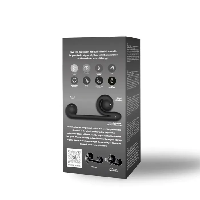 Entrenue Vibrators Snail Vibrator Black Vibe