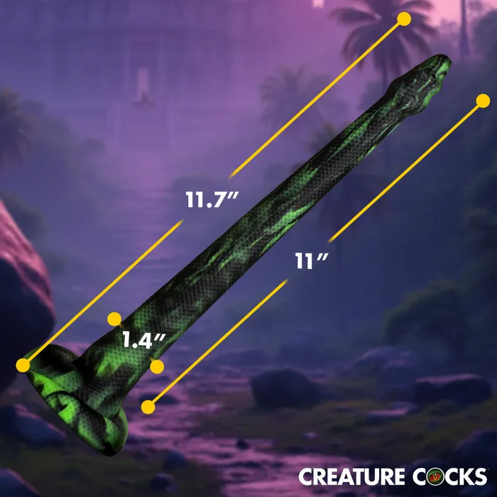 Female Sex Toys Creature Cocks Spitting Serpent Silicone Enema Snake