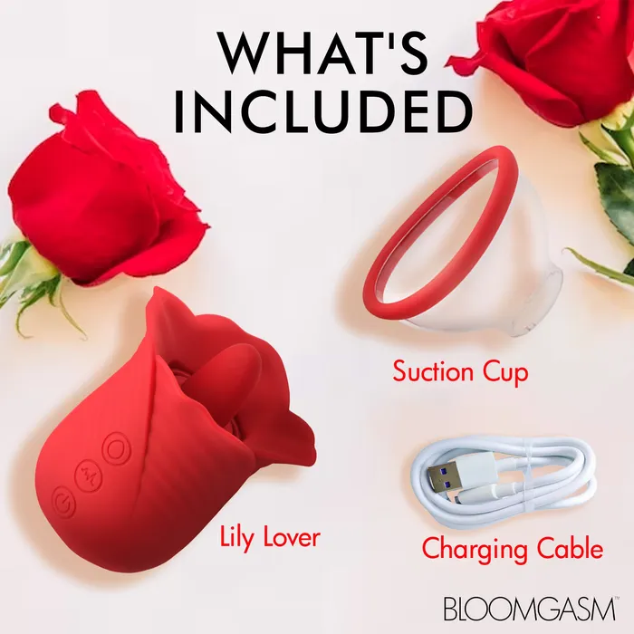 Female Sex Toys Lily Lover Sucking Vibrating Clitoral Stimulator Bloomgasm