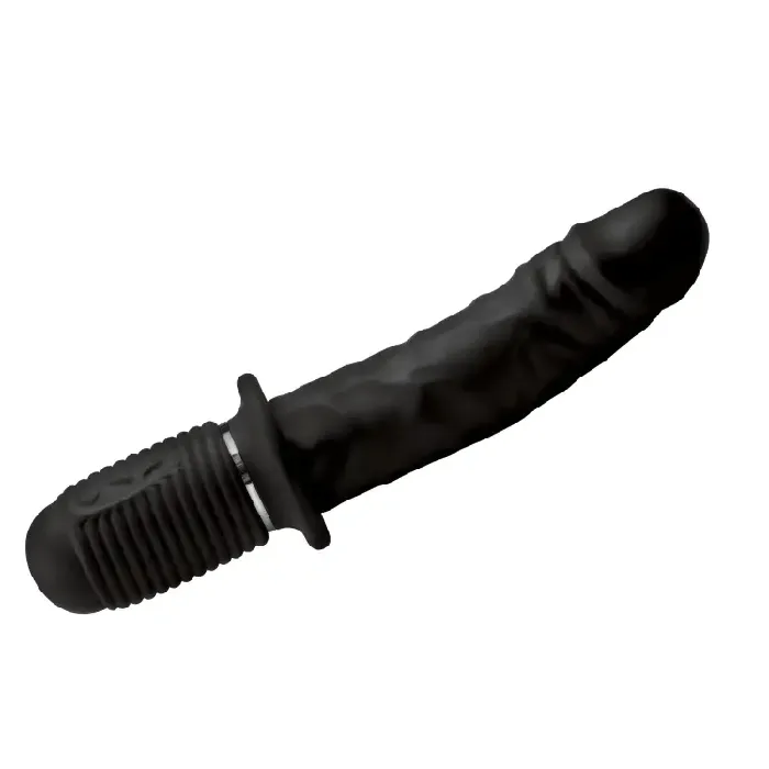 Female Sex Toys Master Series Power Pounder Vibrating and Thrusting Silicone Dildo